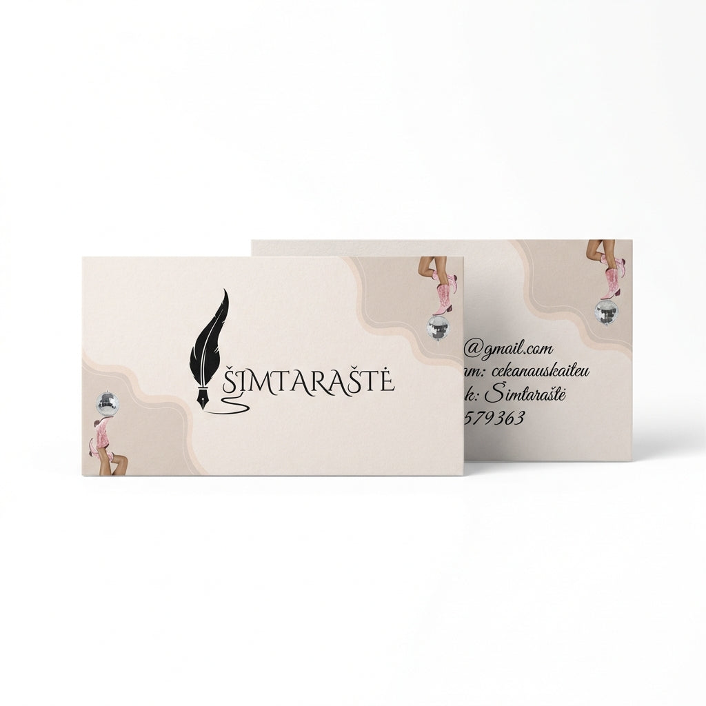 Personalizuotos vizitinės kortelės