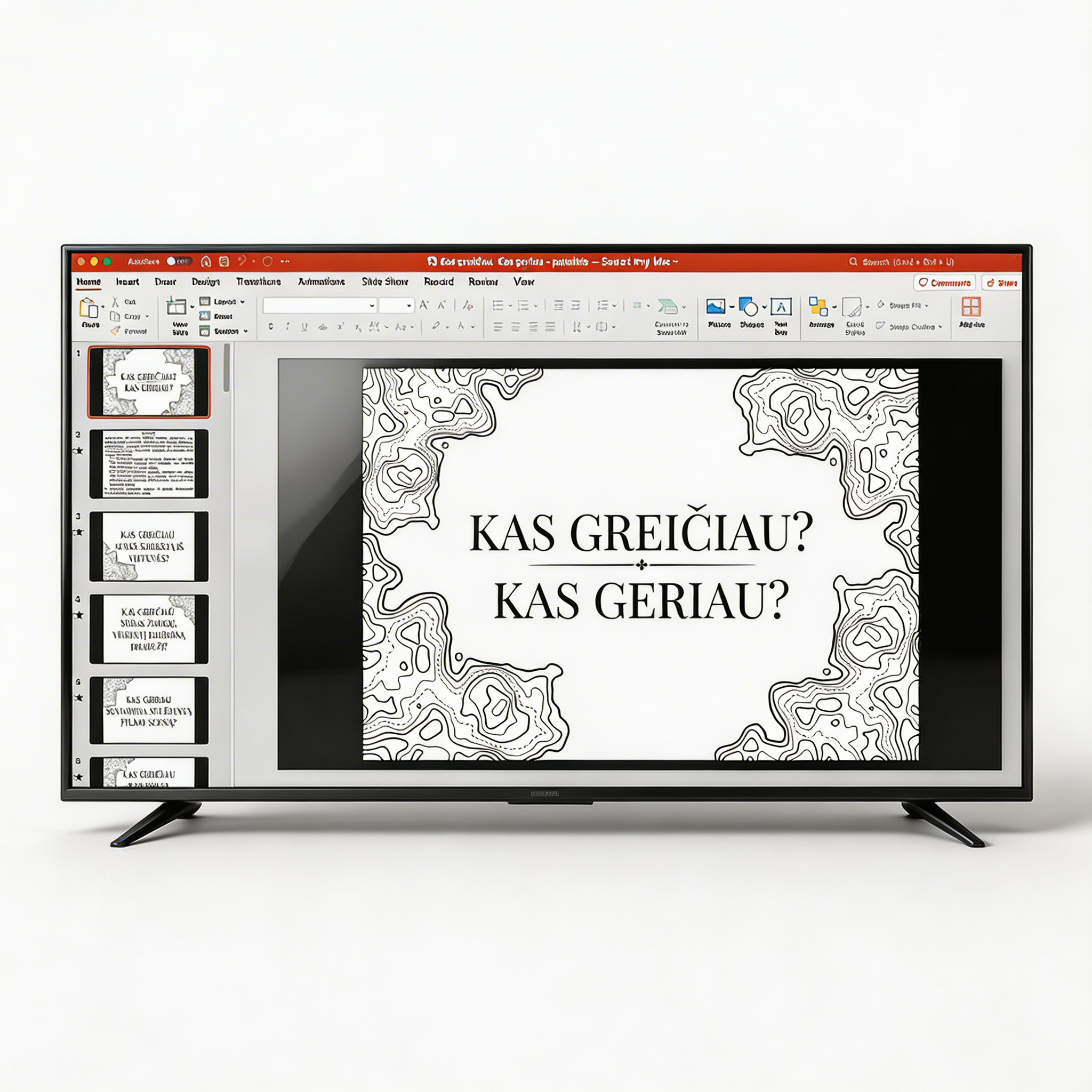 Kas greičiau? Kas geriau? (PowerPoint)